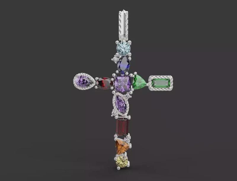 Cross and Ring set 67051