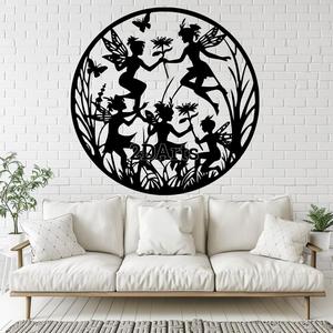 Fairies 2D Wall Art/Window Art - Digital STL & SVG Files for 3D Printing and Laser Cutting