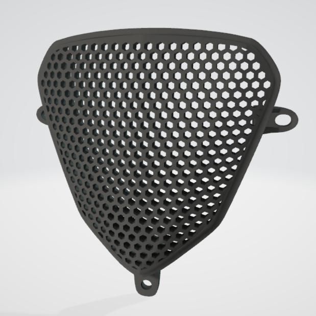 2020_2024 Beta Dirt Bike Headlight Delete Mesh