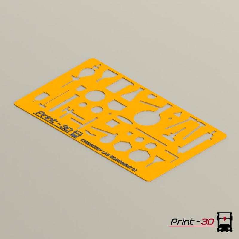 Chemical Laboratory Equipment (1) - Drawing Template