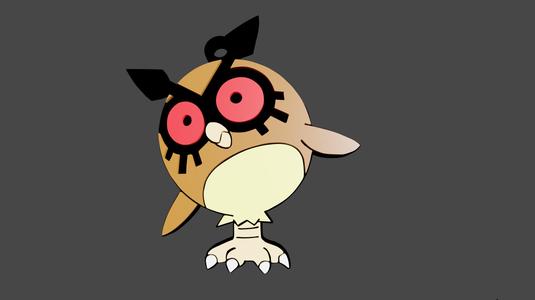Hoothoot keychain/keychain Hoothoot