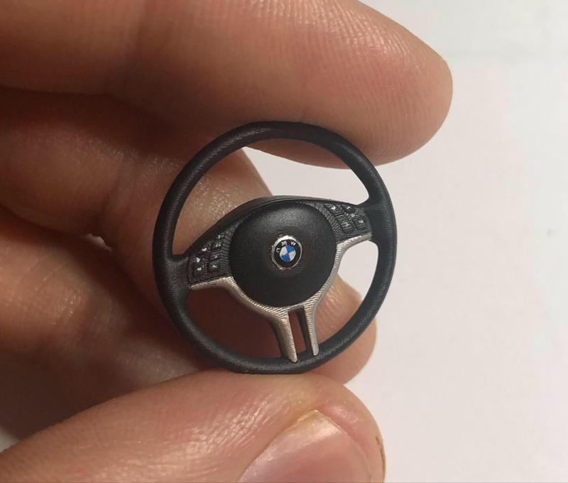 BMW X5 4.6IS E53  steering wheel for Kyosho diecast model