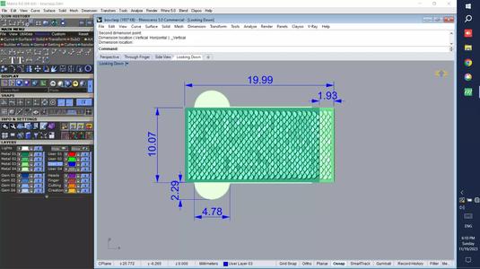 BOX SPRING CLASP LOCK 3D PRINT MODEL