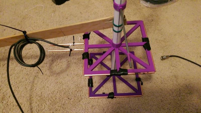 UHF 437Mhz optimized 8-el Quagi PVC Antenna