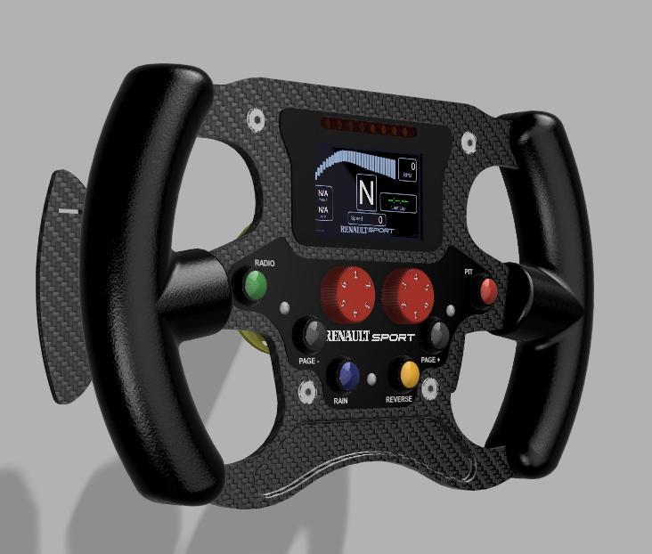 DIY FORMULA RENAUL 2.0/3.5 STEERING WHEEL