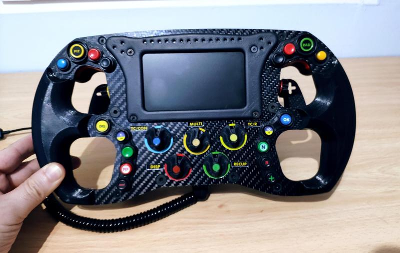 DIY FORMULA LCD SWD Steering Wheel