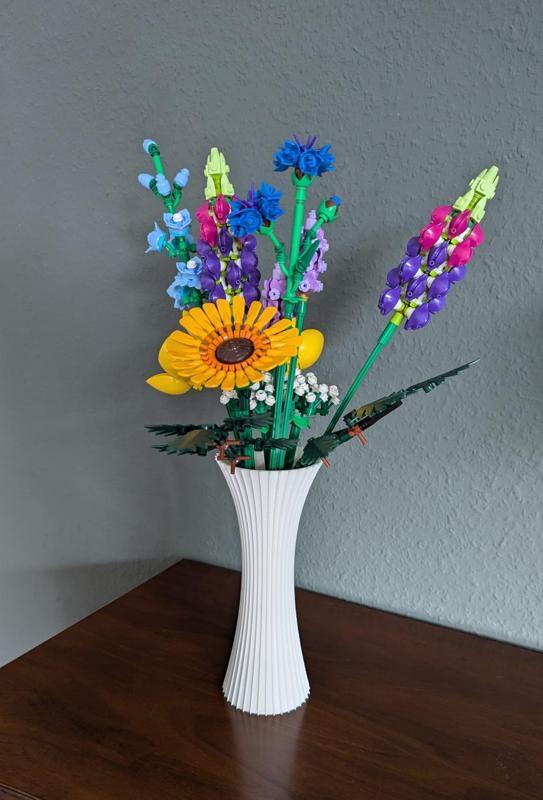 Fluted vase - Thick - 20 cm