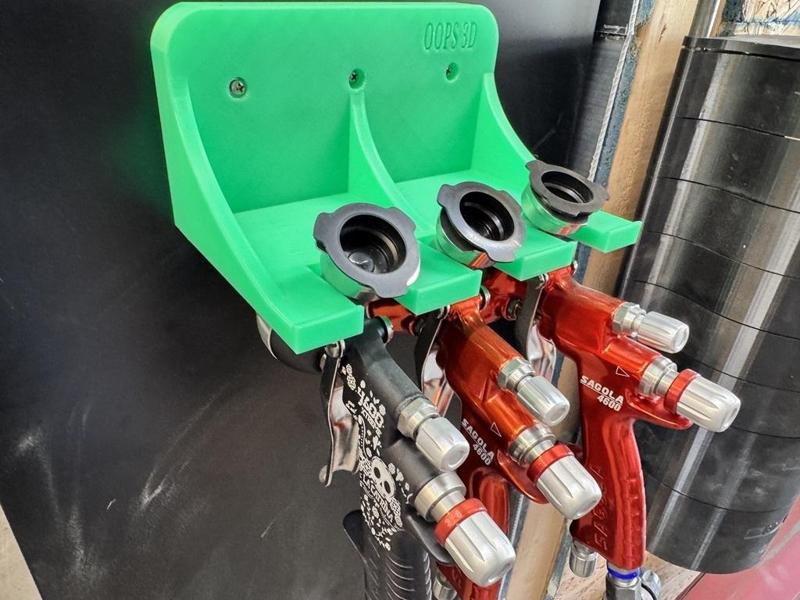 Magnetic Spray Gun Holder V6 - PPS 1.0 or PPS 2.0 - Magnet Paint Gun Holder