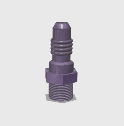 TANK CONNECTOR 1000L DIAM PASSAGE SR 12MM 3-4 INCH