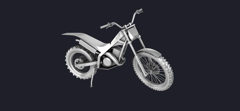 trial bike  3D MODEL