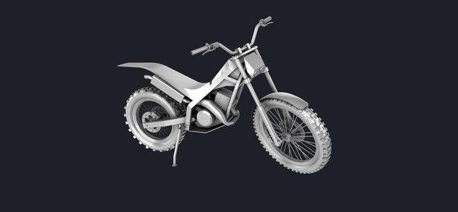 trial bike  3D MODEL