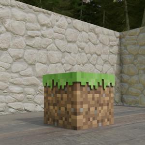 Minecraft Grass Block Box