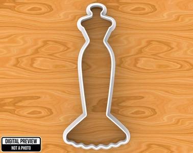 Wedding Dress Cookie Cutter