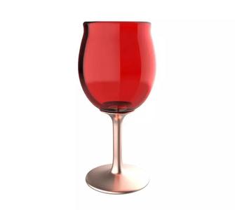 Two Part Wine Glass