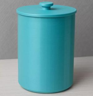 Jar flask trash can