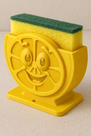 Lemon Smile  Cute Kitchen Sponge Holder