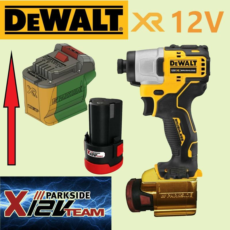 PARKSIDE X12V on DEWALT 12V