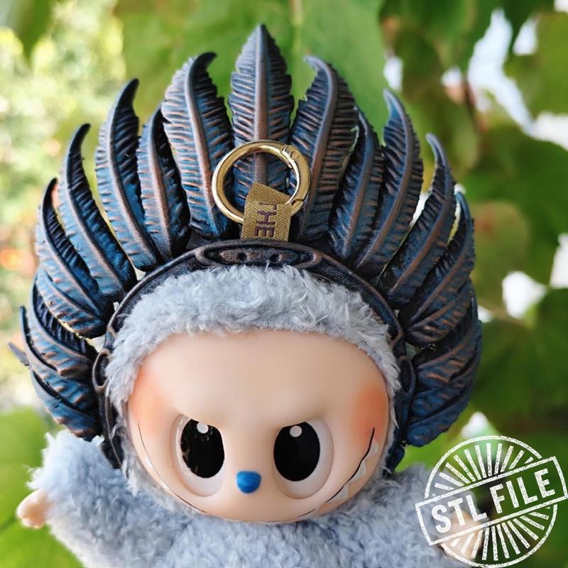 Native American feather headdress for Labubu