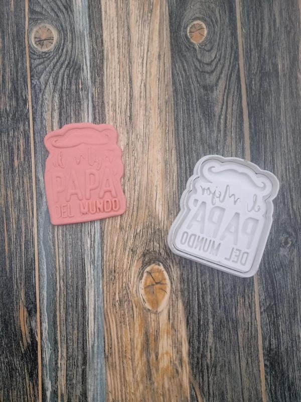 Set x 24 Cortantes Dia del Padre papa cookies