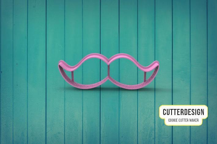 Mustache Cookie Cutter Mustache Mustachol Mustache Cookie Cutter M1