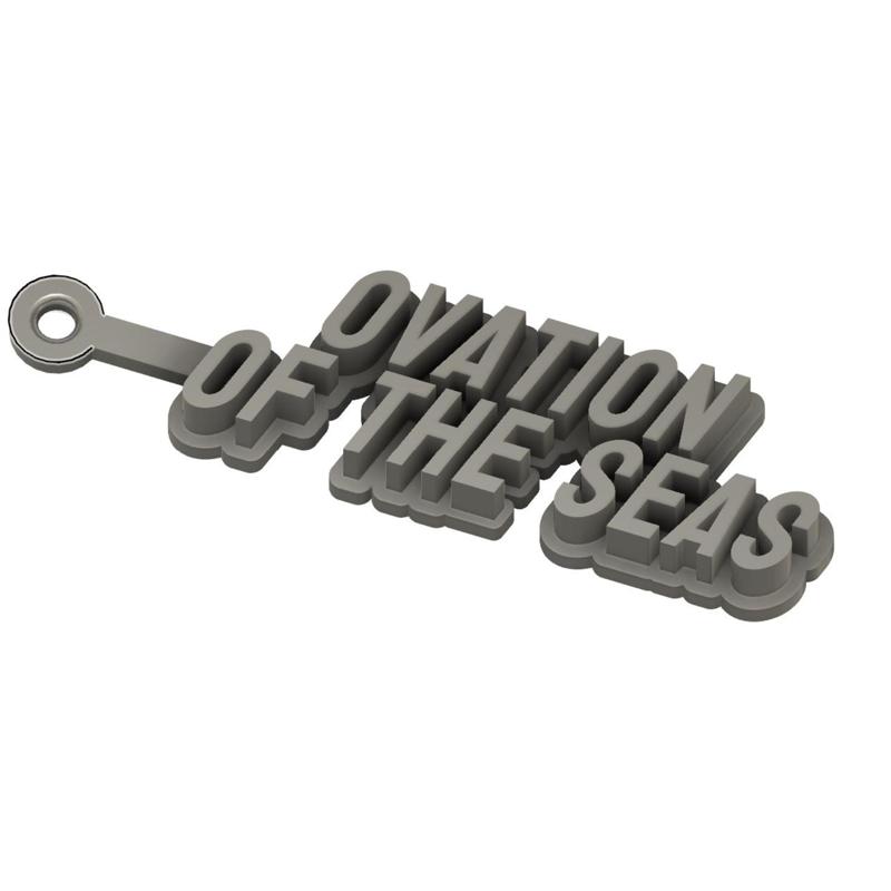 Royal Caribbean Ovation of the Seas Keychain / Keyring