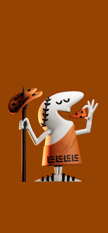 LITTLE PIZZA GUY FAN ART