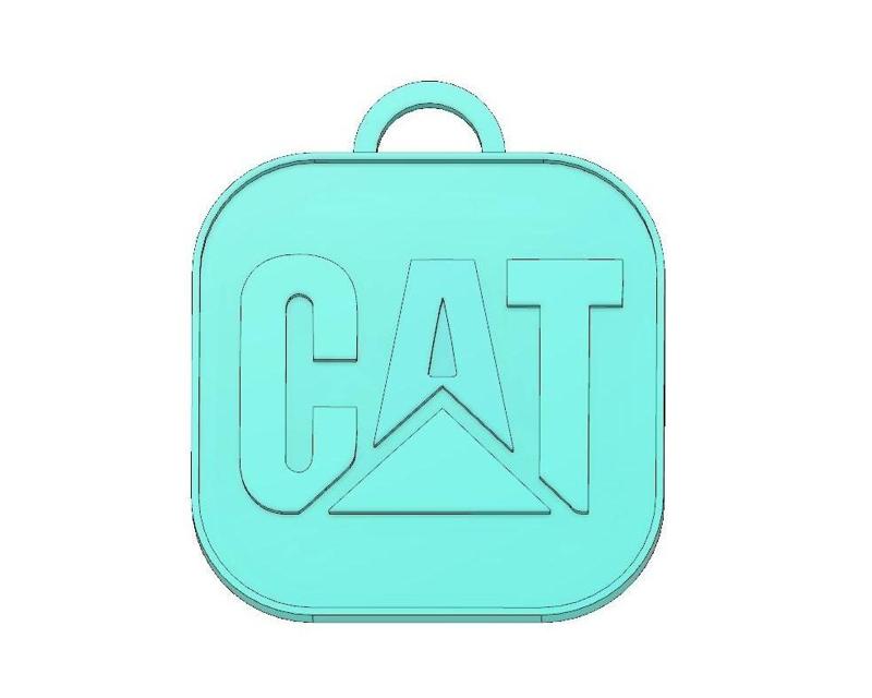 CAT LOGO KEYCHAIN, CATERPILLAR KEYCHAIN, ENGINEER KEYCHAIN, KEYCHAIN