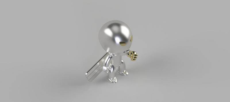 Marvel Comics Mini Silver Surfer / Infinity Gauntlet (Norrin Radd)