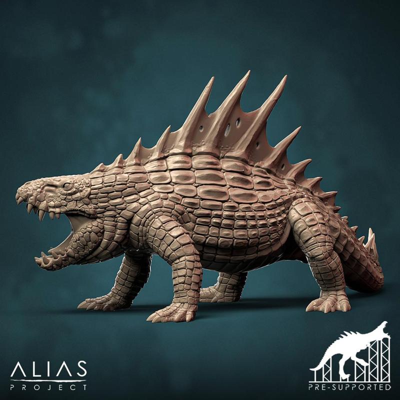 Dimetrodon ‧ DnD Miniature ‧ Tabletop Miniatures ‧ Gaming Monster