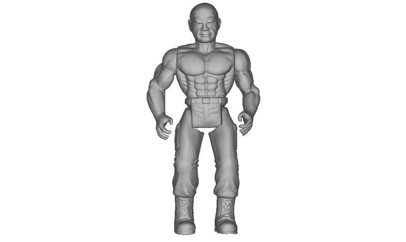 M-FORCE RAMBO VINTAGE ACTION FIGURE STYLE BRUCE LEE