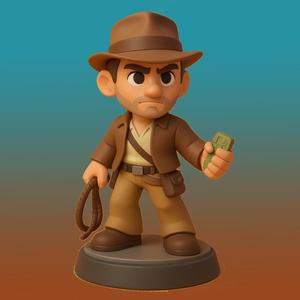 Indiana Jones - 3D figure Infinity/Disney style (100 mm)