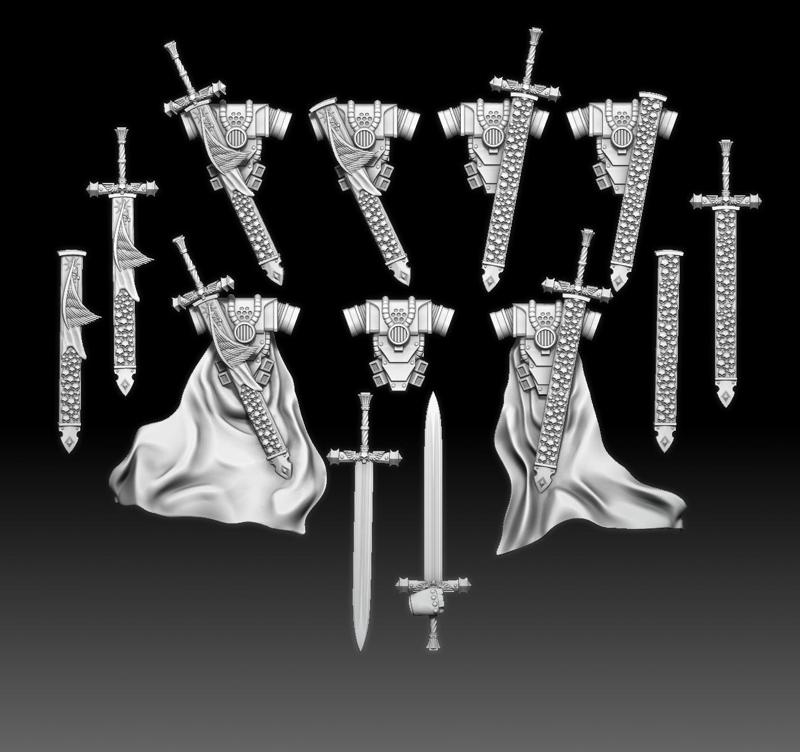 Knights of the Lion - Backpacks and Swords