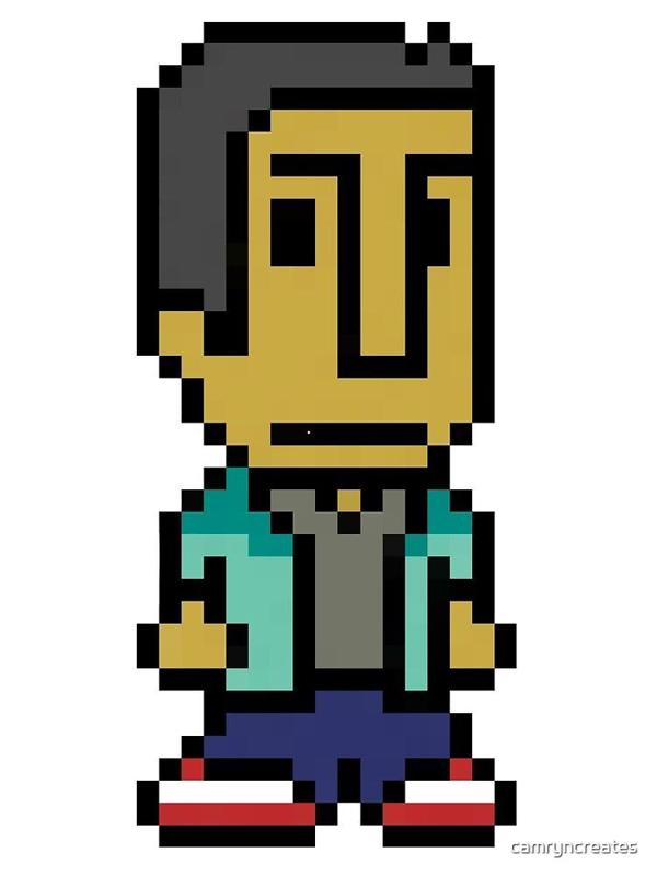 Abed community videogame character