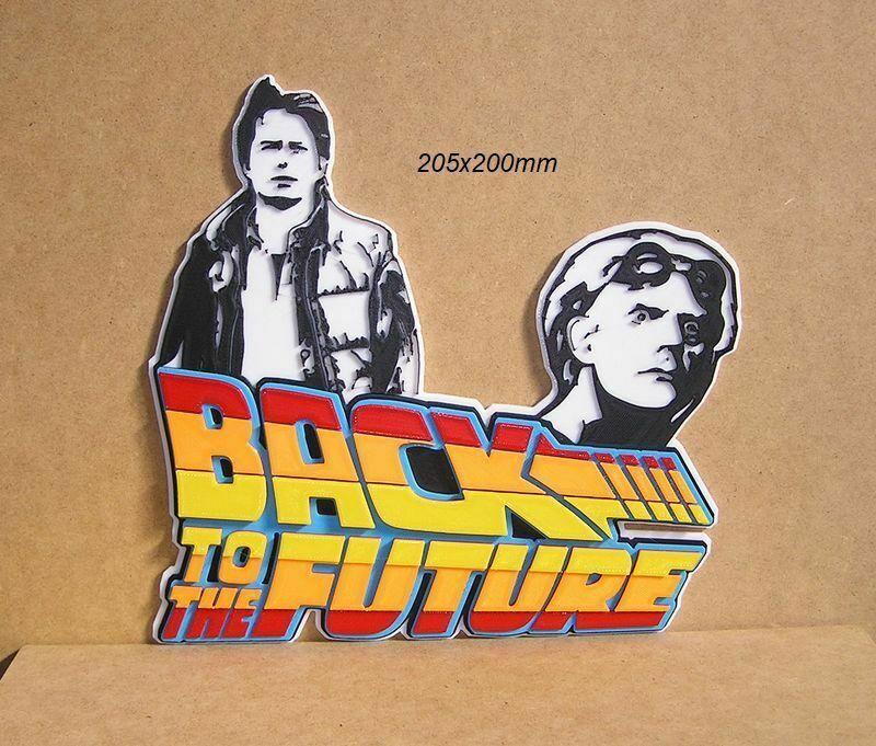 Back To The Future, Back To The Future, poster, sign, signboard, print3d, movie, Delorian, Car, Sportscar, Sci-Fi, Matin Mcfly