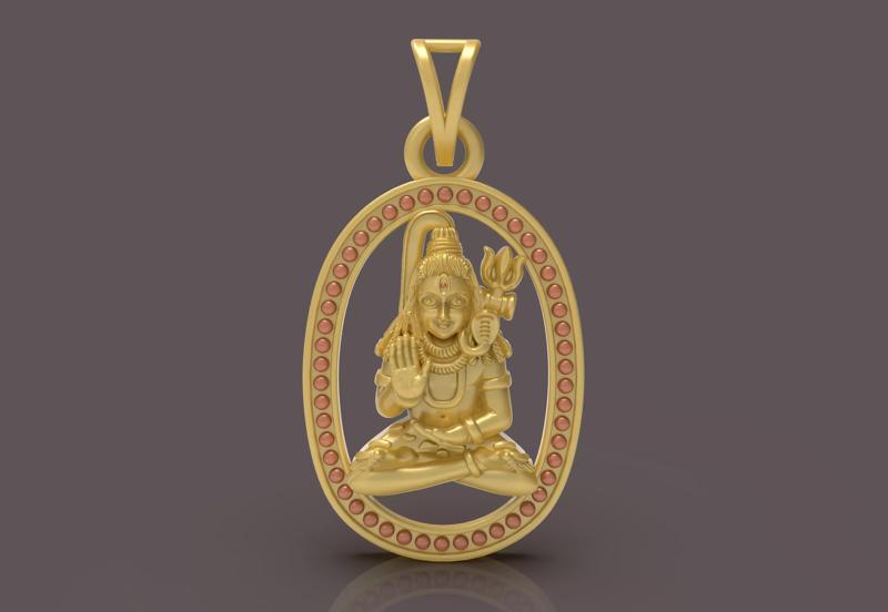 Lord Shiva Pendant - 0092