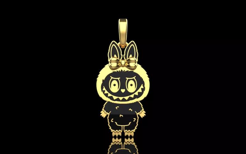 Girl labubu pendant model 1401