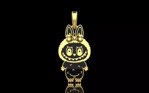 Girl labubu pendant model 1401