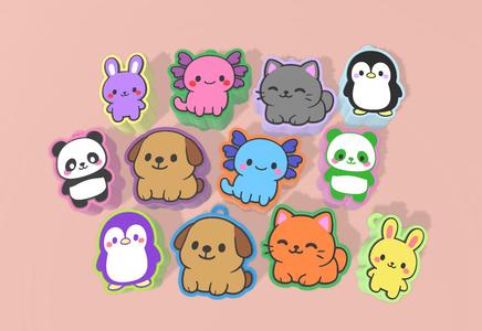 Kawaii Animals Clicker Pack