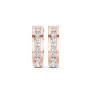 Diamond Hoops Earrings 3dm stl renders animation videos details