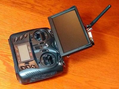 DEVO 7E / Turnigy 9X / Taranis FPV Monitor/RX/Battery Mount
