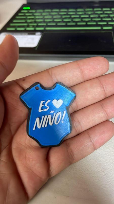 Babyshower llavero es niño