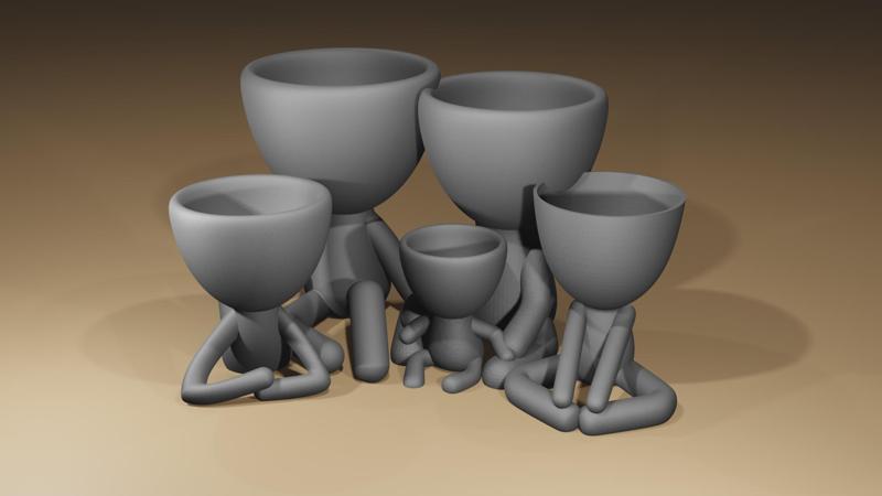 Roberts family dad, mom and three children 2