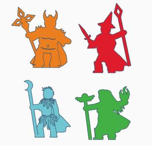 Valiant Wizard Meeple Pack