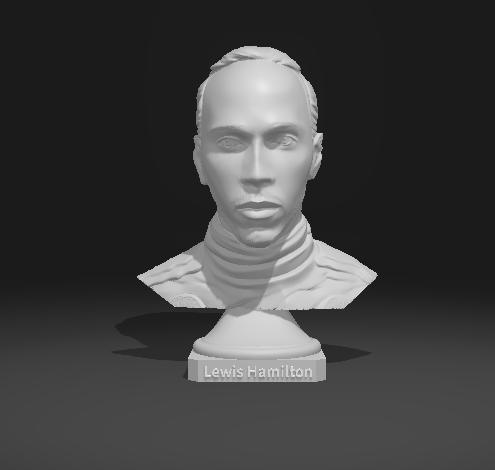 Lewis Hamilton Premium Statue
