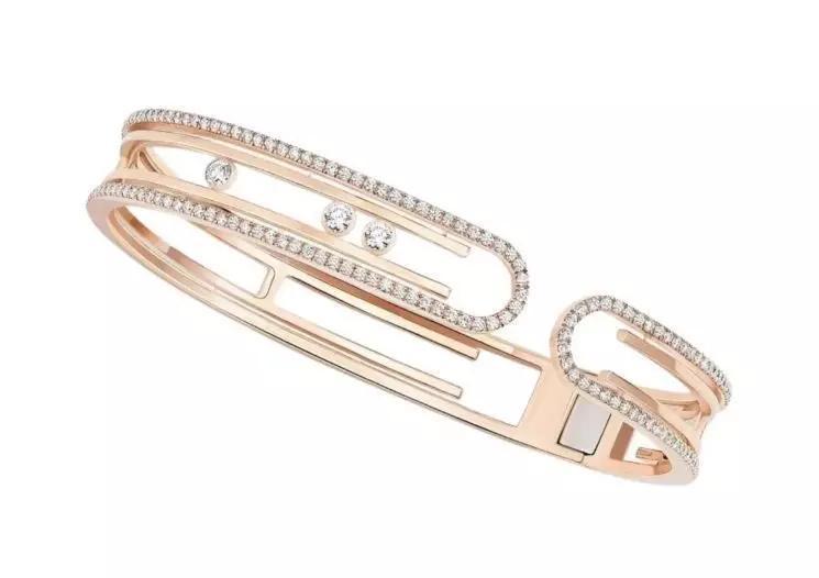 Messika Move Joaillerie pink gold bracelet