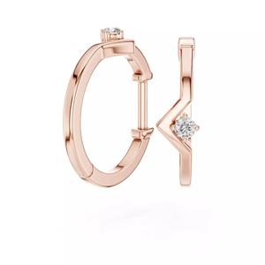 Diamond Hoops Earrings 3dm stl renders animation videos details