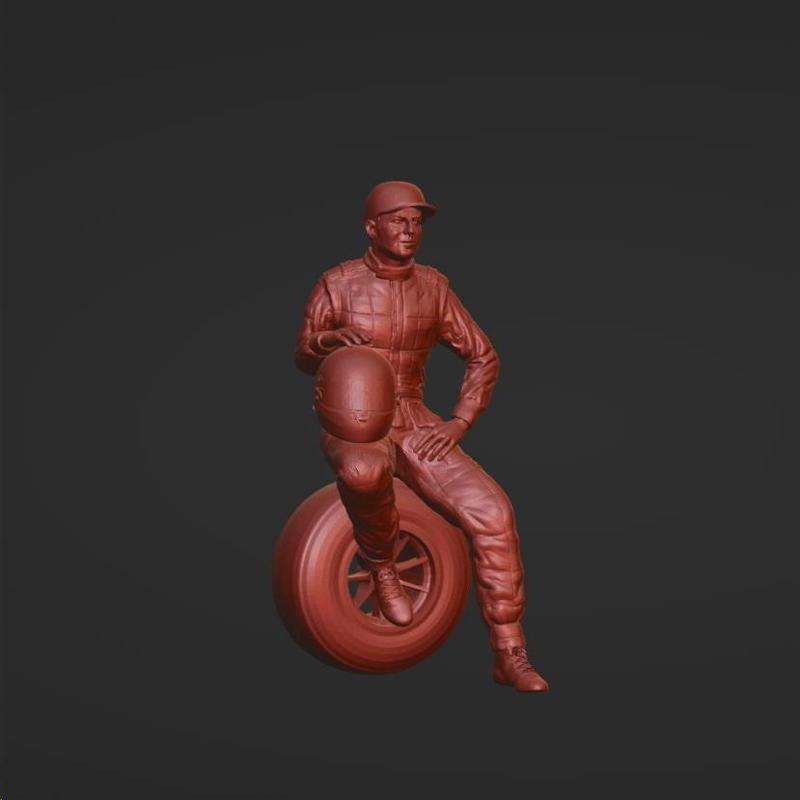 FIGURE F1 CHAMPION, TYPE SCHUMACHER WHIT HELMET AND TIRE