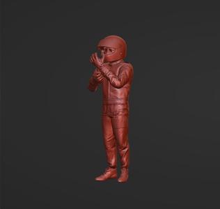 F1 POSE GLOVES, HELMET, SUIT F1 80