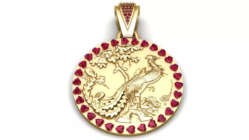 Majestic Phoenix Pendant