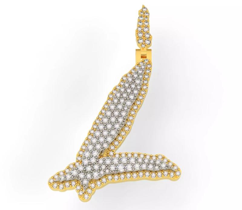 FLOWER SETTING LETTER L